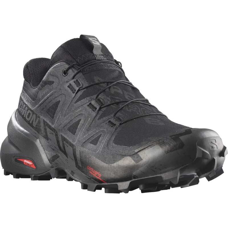 Salomon Speedcross 6 GTX Men's Trail Running Shoe in Black/Black/Phantom-5